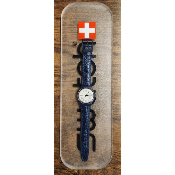 Vintage Swatch DIAMONDS GN706 Daydate watch New old stock in case with paperwork - Picture 2 of 8